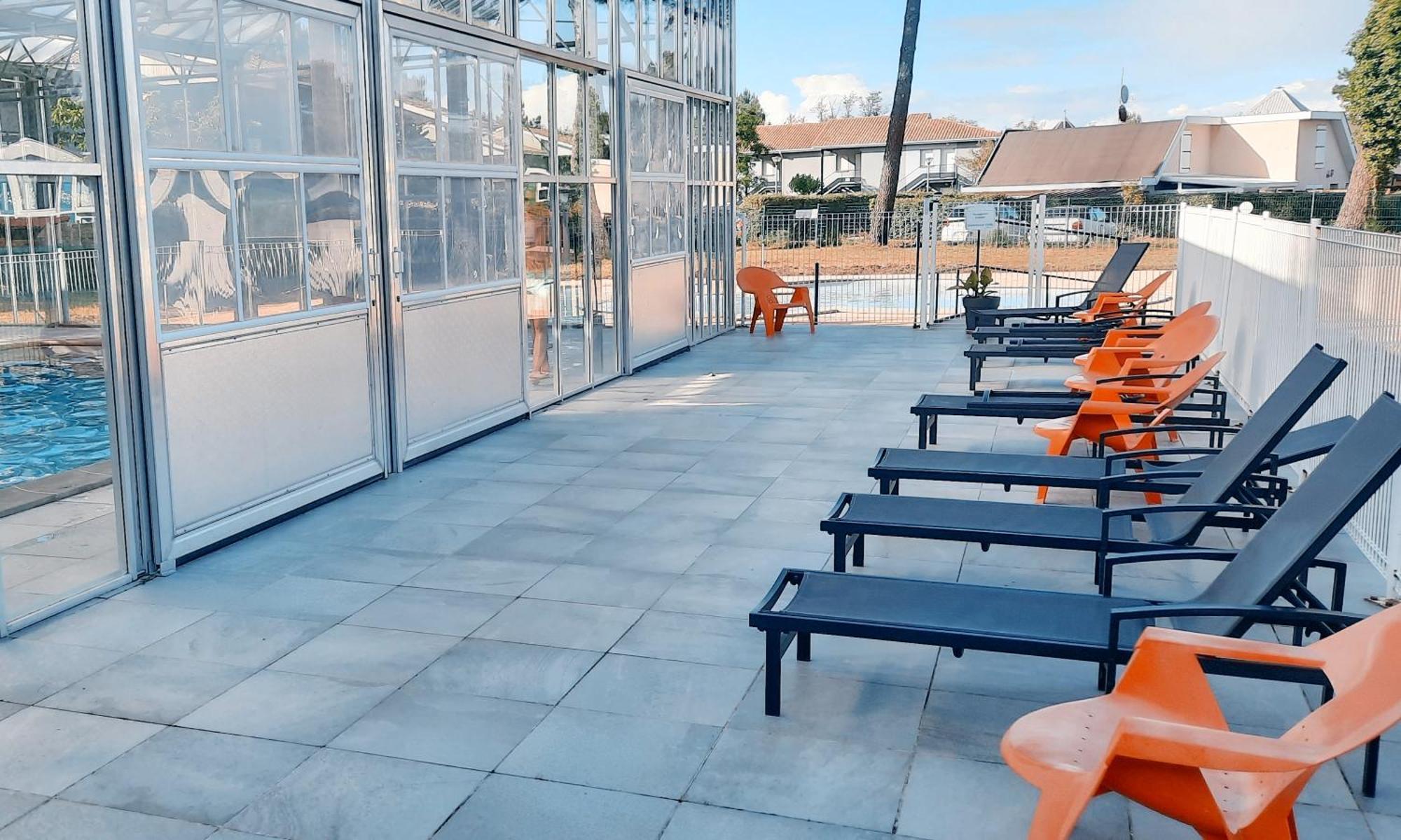 Chez Ced Et Laeti, Appartement Prive Avec Jardin Et Terrasse Dans Residence L'Estuaire Muni D'Une Piscine Couverte Et Aire De Jeu, Linge De Lit Et De Salle D'Eau Ainsi Que Tele, Compris Dans Le Tarif Profitez A Fond De Notre Belle Region Le Verdon-sur-Mer Zimmer foto